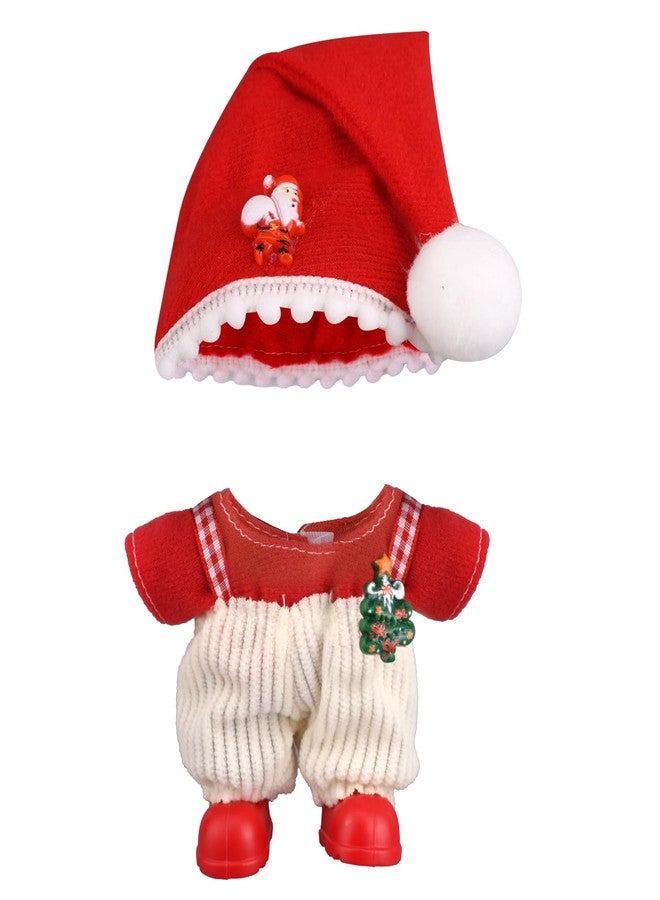 Sinbana Doll Christmas Outfit Set, Cloth and Adorable Doll Christmas Clothes for 15-17cm/5.91-6.69in Toy Decoration Display & Collection (Santa Claus) - Image 1